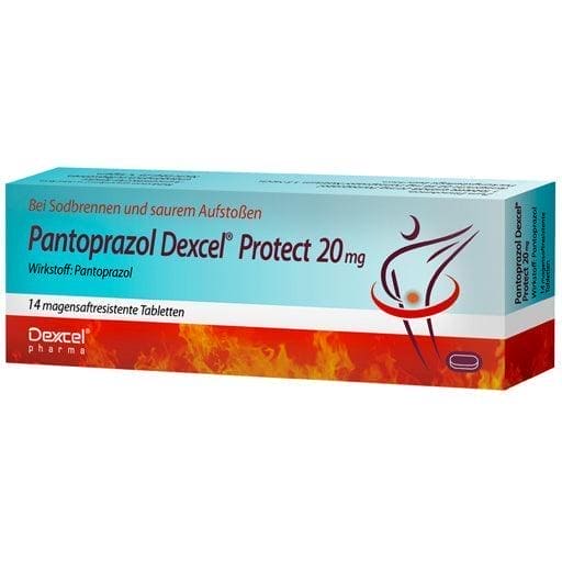 PANTOPRAZOLE, Dexcel Protect, 20 mg gastro-free - UKDorf