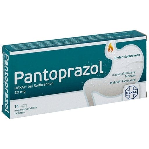 PANTOPRAZOLE HEXAL for heartburn gastric juice tablets - UKDorf