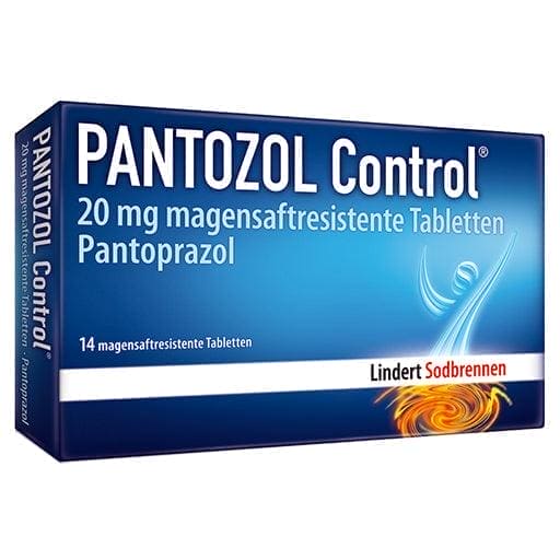 Pantoprazole, pantoprazol, PANTOZOL Control 20 mg gastro-free tablets - UKDorf