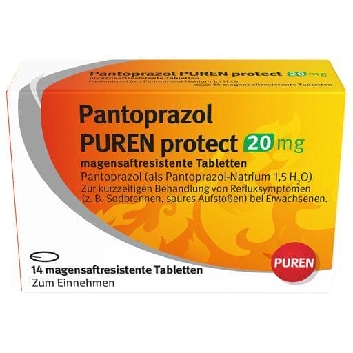 PANTOPRAZOLE, PUREN protect, 20 mg gastric juice tablets - UKDorf