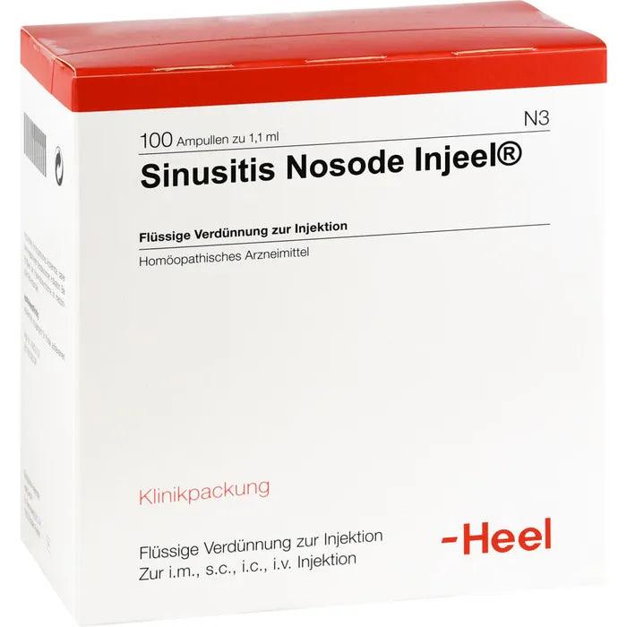 Paranasal sinuses, adenoids, Iymphatism, hay fever, SINUSITIS Nosode Injeel ampoules - UKDorf