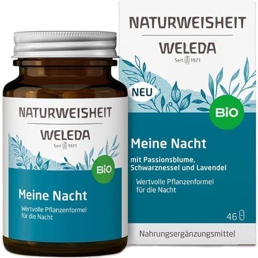 Passion flower supplement, lavender, ashwagandha, WELEDA Natural Wisdom My Night - UKDorf