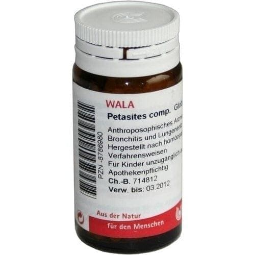 PETASITES, treatment of bronchitis, pneumonia (bronchopneumonia) UK