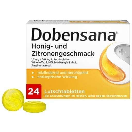 Pharyngeal mucosa, DOBENSANA honey and lemon flavor - UKDorf