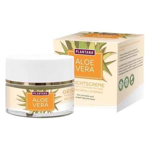 PLANTANA Aloe Vera Face Cream Hyaluron & Vitamin E - UKDorf