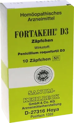Pneumonia, scarlet fever, rheumatic fever, FORTAKEHL D 3 suppositories - UKDorf