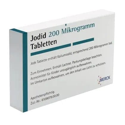 Potassium iodide IODID 200 tablets, thyroid support group, iodine deficiency - UKDorf