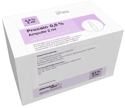 PROCAINE pharmarissano 0.5% inj. solution ampoules 2 ml - UKDorf