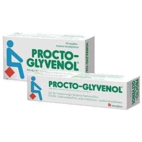 Procto-GLYVENOL, suppositories IR, hemorrhoid suppositories UK