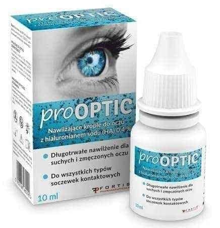 ProOPTIC eye moisturizing drops 10ml UK