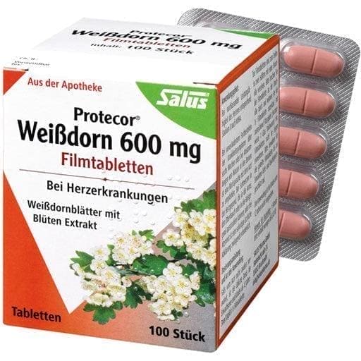 PROTECOR hawthorn 600 mg, hawthorn tree leaves tablets - UKDorf