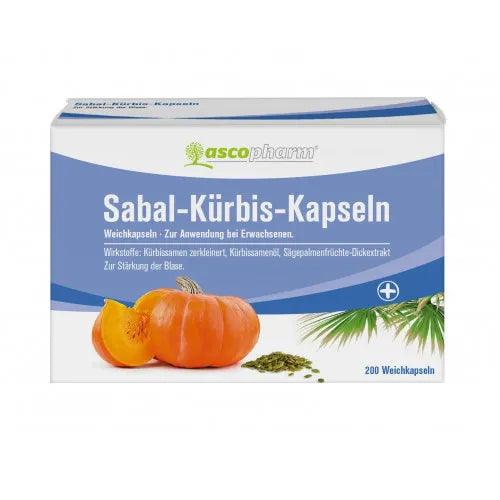 Pumpkin, saw palmetto, To strengthen the bladder, SOVITA MED Sabal Gourd Capsules - UKDorf