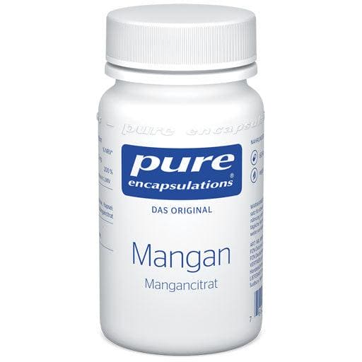 PURE ENCAPSULATIONS Manganese, Manganese Citrate Capsules - UKDorf