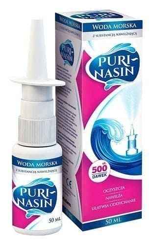 Puri-nasin isotonic sea water, blocked sinus, blocked sinuses