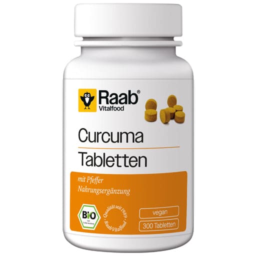 RAAB Vitalfood Curcuma Organic Tablets - UKDorf