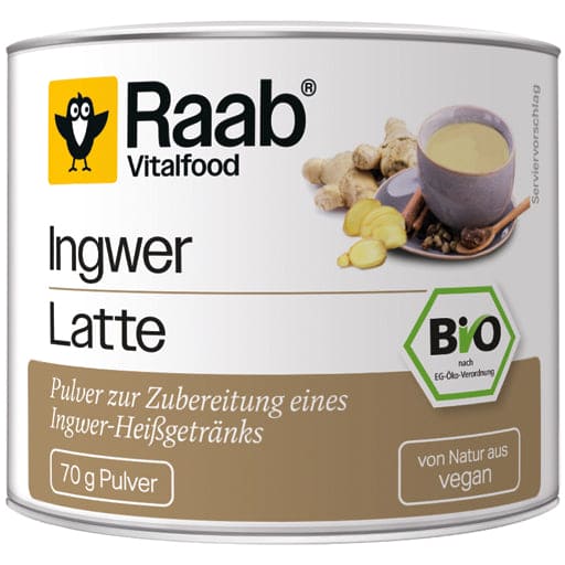 RAAB Vitalfood Ginger Latte Organic Powder - UKDorf