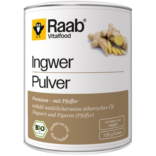 RAAB Vitalfood Ginger Premium Organic Powder - UKDorf