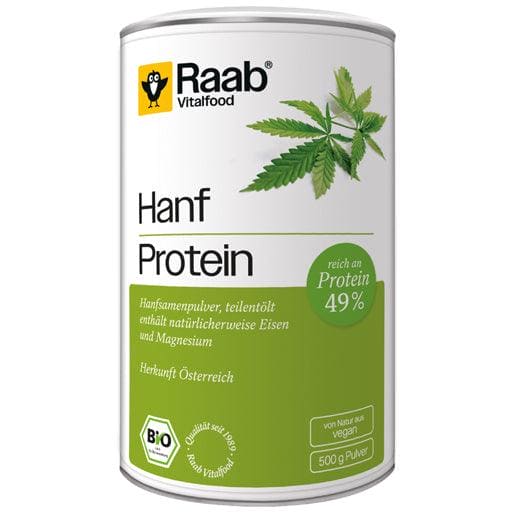 RAAB Vitalfood Hemp Protein Organic Powder - UKDorf
