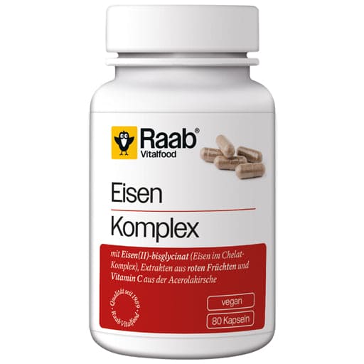 RAAB Vitalfood Iron Complex Capsules - UKDorf