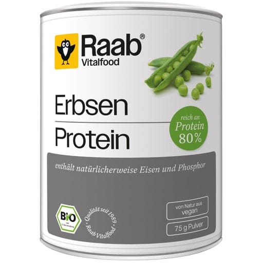 RAAB Vitalfood Pea Protein Organic Powder - UKDorf