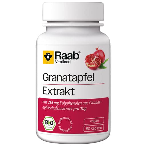 RAAB Vitalfood Pomegranate Extract Capsules - UKDorf