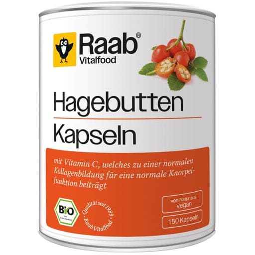 RAAB Vitalfood Rosehip Organic Capsules - UKDorf