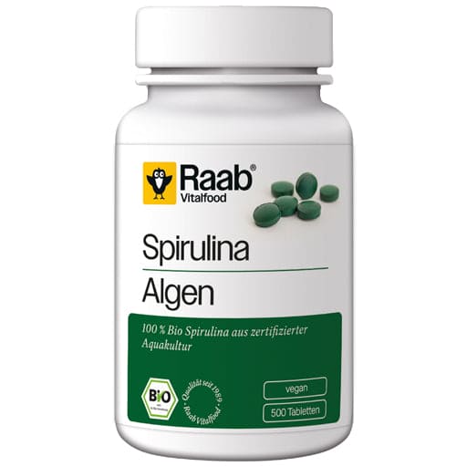 RAAB Vitalfood Spirulina Tablets Organic - UKDorf