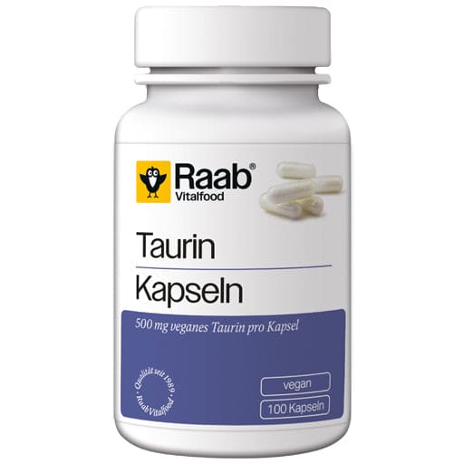 RAAB Vitalfood Taurine 100 capsules - UKDorf