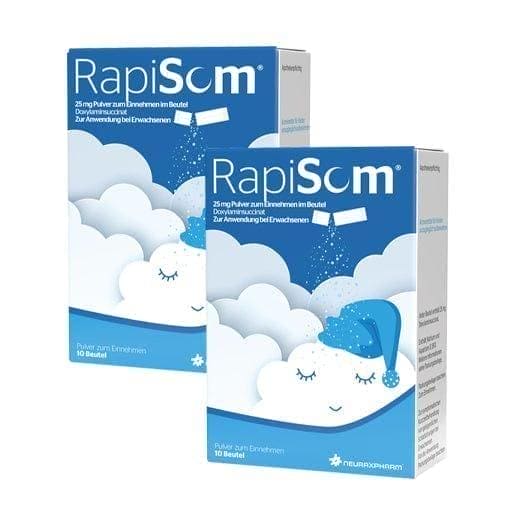 RAPISOM 25 mg doxylamine succinate, sleep disorders - UKDorf