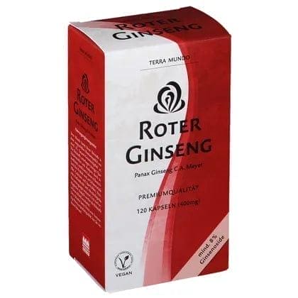 RED GINSENG 400 mg 8% by Terra Mundo Capsules - UKDorf