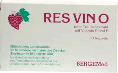 Red grape seed extract, silicic acid, magnesium citrate, vitamin C, E, ERES VINO capsules - UKDorf