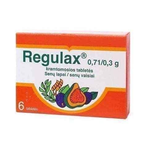 Regulax chewable tablets N6 UK