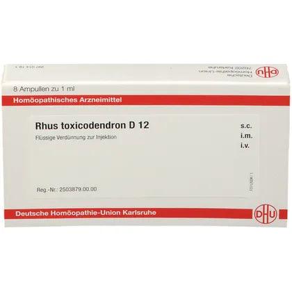 RHUS TOXICODENDRON D 12 ampoules - UKDorf