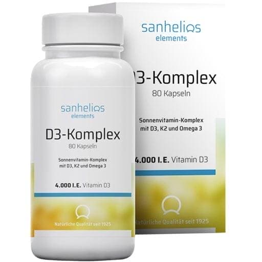 SANHELIOS vitamin D3 sun vitamin complex with K2 - UKDorf