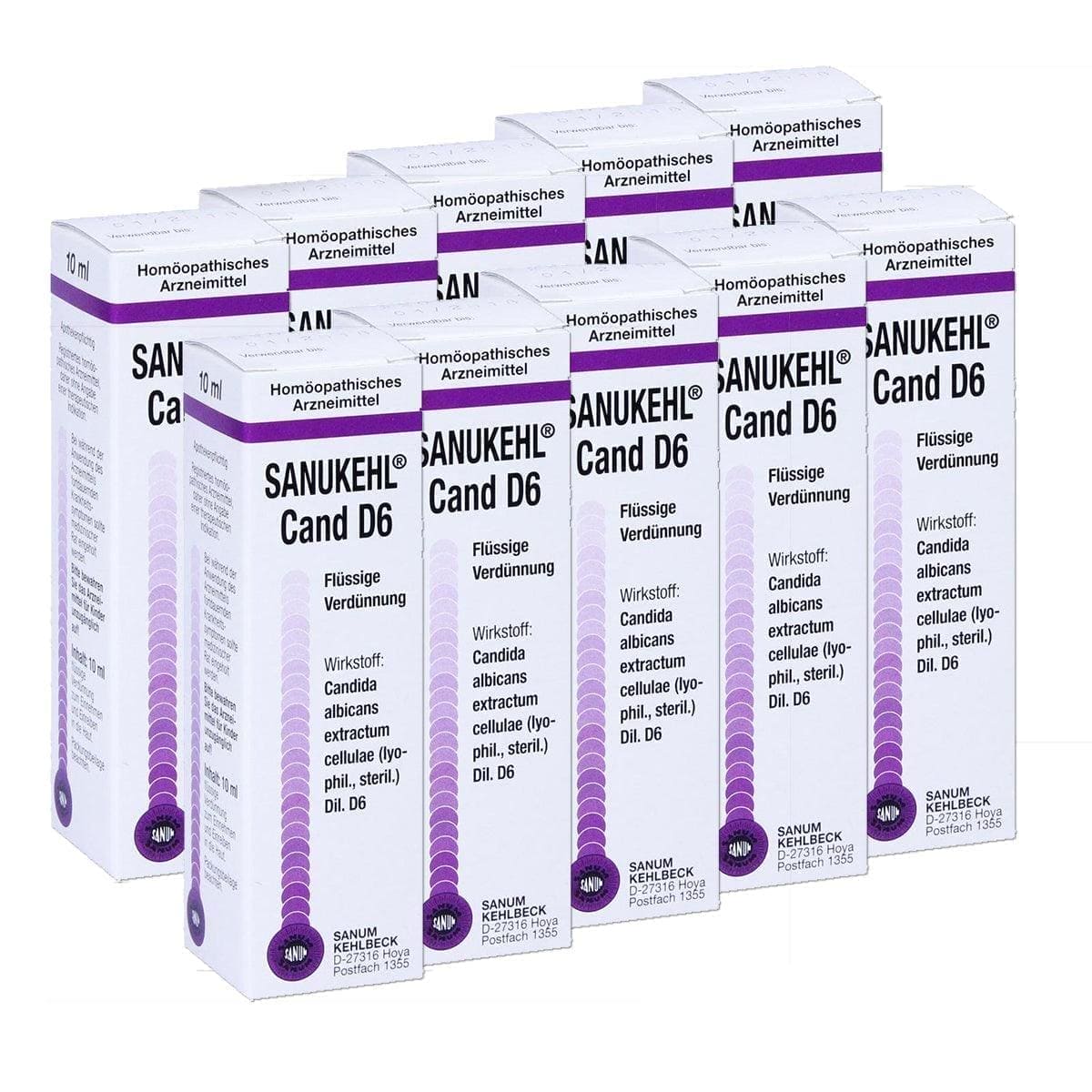 SANUKEHL Candida albicans drops UK