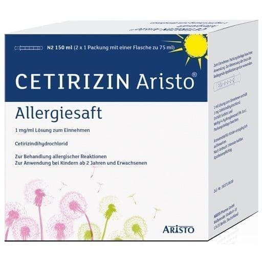 Seasonal and perennial allergic rhinitis, CETIRIZIN Aristo allergy juice - UKDorf