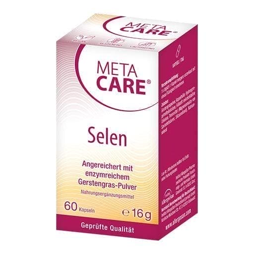 Selenium+, sodium selenate, barley grass META-CARE Capsules - UKDorf