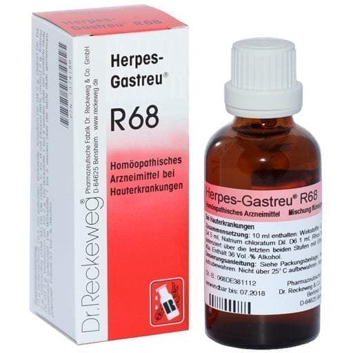 Shingles, herpes zoster, chickenpox, varicella, HERPES-GASTREU R68 oral drops - UKDorf