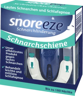 Sleep apnea, treatment for heavy snoring, SNOREEZE snoring splint - UKDorf