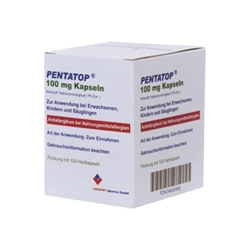 Sodium cromoglicate, food allergies, food allergy, PENTATOP capsules - UKDorf