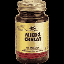 Solgar COPPER amino acid CHELATE x 100 tablets UK