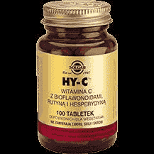 Solgar Hy-C 600mg of vitamin C with bioflavonoids, rutin and hesperidin x 100 tablets UK