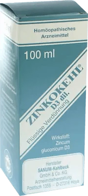 Sore throat, stuffy nose, sneezing, coughing, nasal congestion, ZINKOKEHL drops D 3 - UKDorf