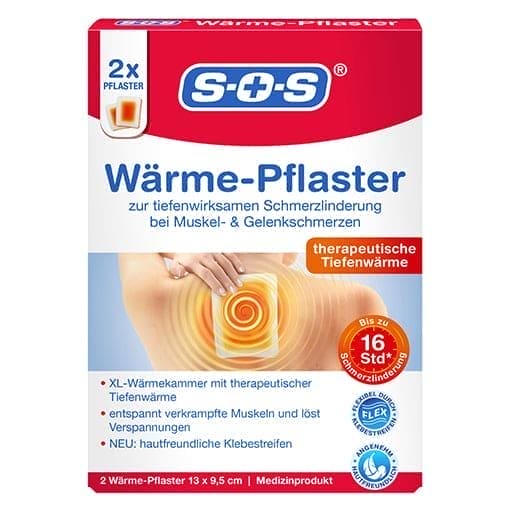 SOS HEAT patches, heat patch for neck, lower back heat patches - UKDorf