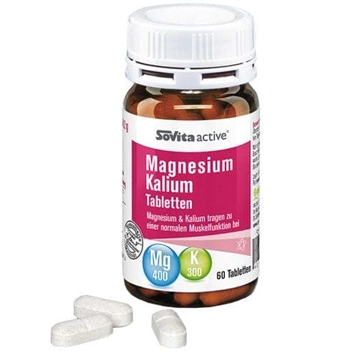 SOVITA ACTIVE magnesium potassium tablets - UKDorf