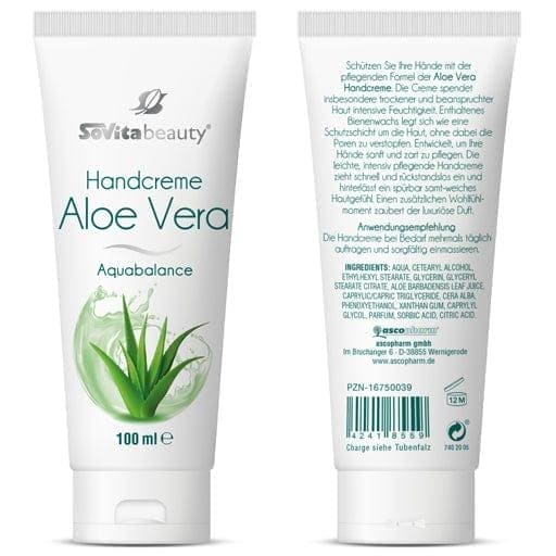 SOVITA BEAUTY Hand Cream Aloe Vera - UKDorf