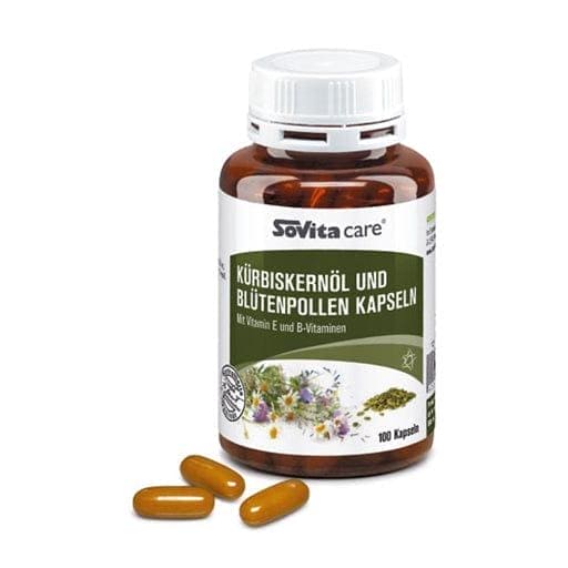 SOVITA CARE pumpkin seed oil and pollen capsules - UKDorf