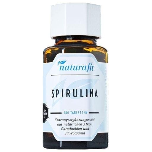 Spirulina tablets NATURAFIT, Arthrospira platensis, carotenoids, phycocyanin - UKDorf