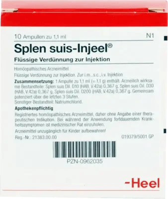 SPLEN suis Injeel ampoules - UKDorf