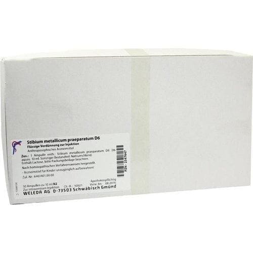 STIBIUM METALLICUM ampoules, bronchial asthma, cardiac arrhythmia - UKDorf